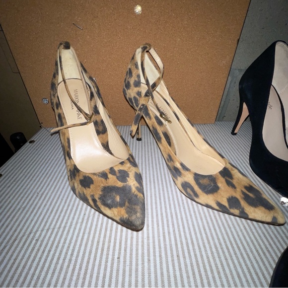 MARION PARKE LEOPARD ANKLE STRAP PUMP - Picture 8 of 10